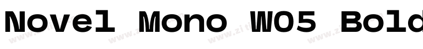Novel Mono W05 Bold字体转换